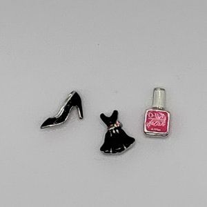 Origami Owl dress up Charm Set
